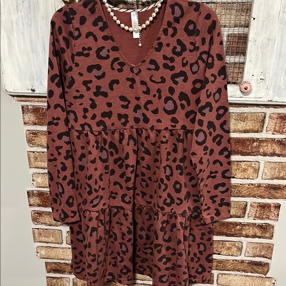 Leopard Print Dress